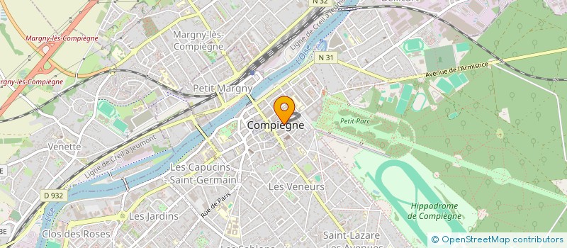 localisation de l'entreprise MADAME ANNE HERBAUT  COMPIEGNE