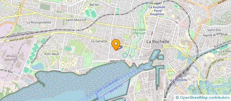 localisation de l'entreprise MADAME ANNE HERBILLON  LA ROCHELLE