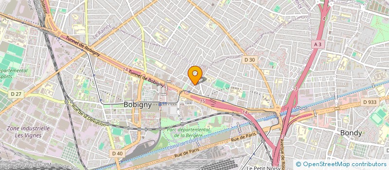 localisation de l'entreprise MADAME ANNE HERBRETEAU  PANTIN