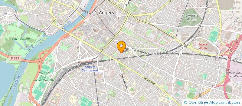 localisation de l'entreprise MADAME ANNE HINAULT  ANGERS