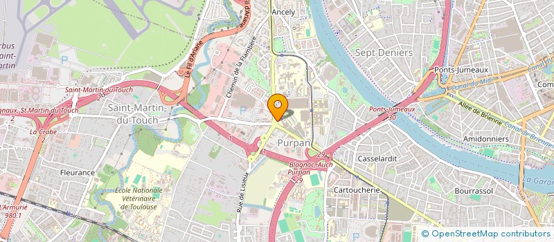 localisation de l'entreprise MADAME ANNE HITZEL à TOULOUSE