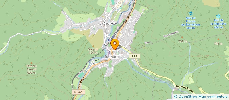 localisation de l'entreprise MADAME ANNE HOLVECK à ROTHAU