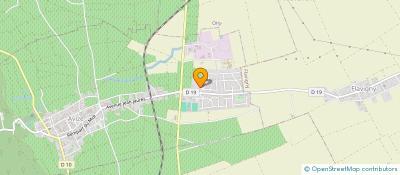 localisation de l'entreprise MADAME ANNE HOURLIER  LE MESNIL-SUR-OGER