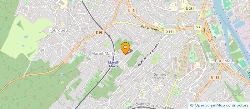 localisation de l'entreprise MADAME ANNE HOUSSEMAND  MAREIL-MARLY