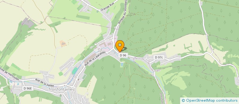 localisation de l'entreprise MADAME ANNE HUBERT  TROISFONTAINES