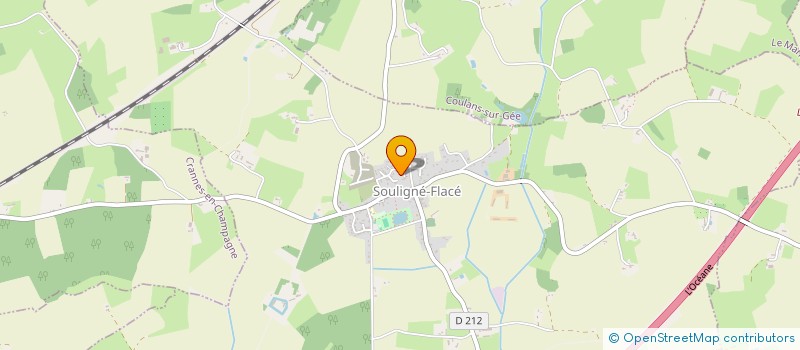 localisation de l'entreprise MADAME ANNE HUBLET  SOULIGNE-FLACE