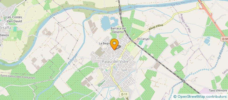 localisation de l'entreprise MADAME ANNE HUMBERT-DROZ  PALAU-DEL-VIDRE