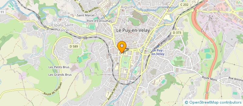 localisation de l'entreprise MADAME ANNE HUOR à LE PUY-EN-VELAY