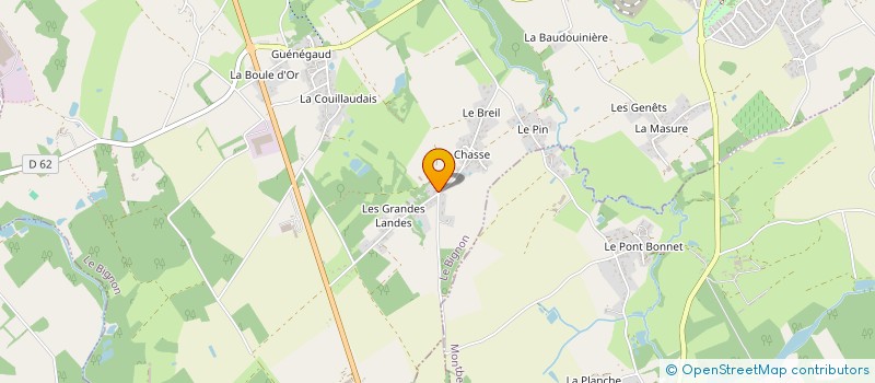 localisation de l'entreprise MADAME ANNE HURTIN  LE BIGNON