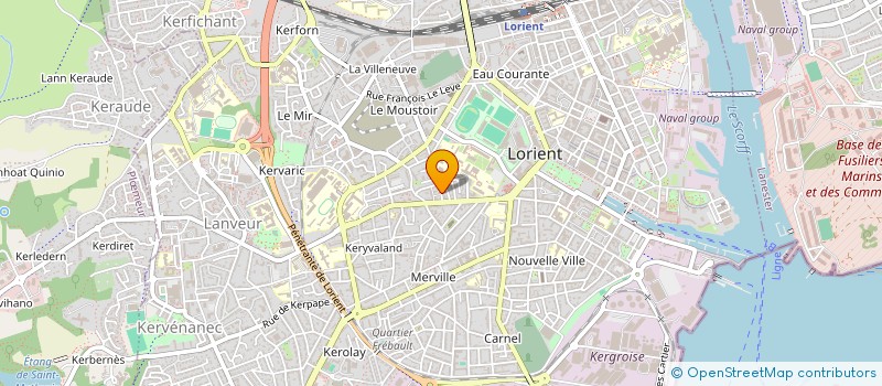 localisation de l'entreprise MADAME ANNE HUSNOT à LORIENT