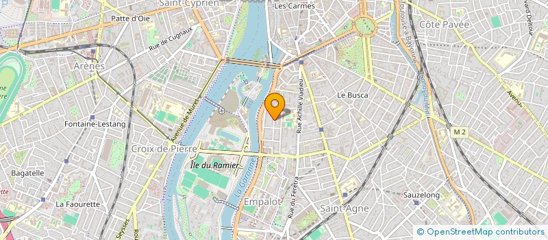 localisation de l'entreprise MADAME ANNE-HYACINTHE PEREZ  TOULOUSE