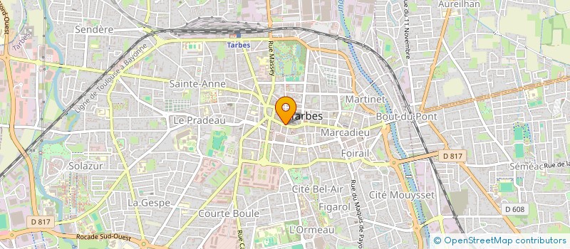 localisation de l'entreprise MADAME ANNE IMBERT  TARBES