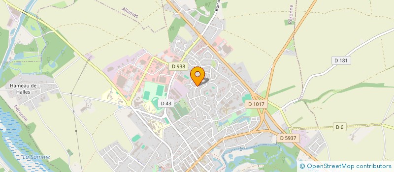 localisation de l'entreprise MADAME ANNE IRJUD à PERONNE