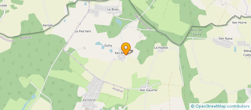 localisation de l'entreprise MADAME ANNE-ISABELLE BOULAIRE à HERBIGNAC