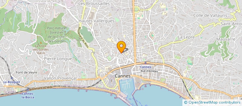 localisation de l'entreprise MADAME ANNE-ISABELLE ECKERT  CANNES