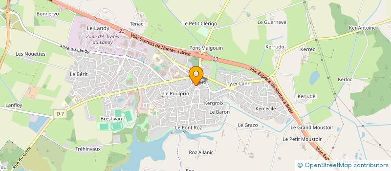 localisation de l'entreprise MADAME ANNE ISABELLE MAUD LE DUR  THEIX-NOYALO