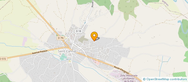 localisation de l'entreprise MADAME ANNE-ISABELLE PICARD  SAINT-CANNAT