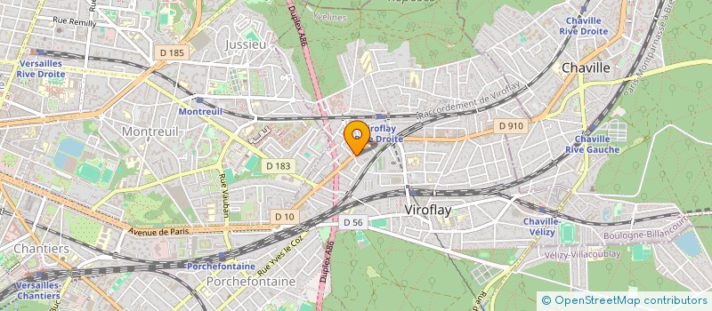 localisation de l'entreprise MADAME ANNE ISABELLE PORTA  VIROFLAY