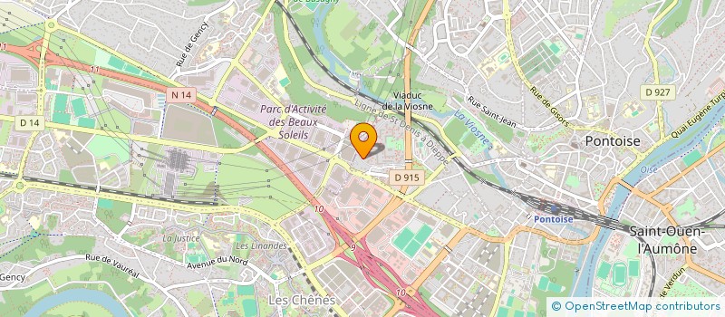 localisation de l'entreprise MADAME ANNE-ISABELLE SIM NAG  PONTOISE