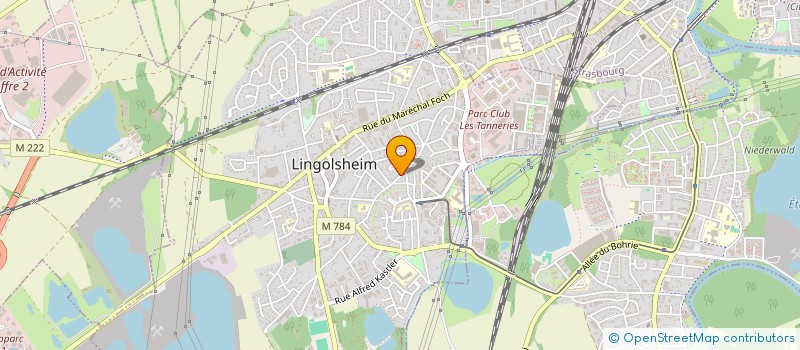 localisation de l'entreprise MADAME ANNE ISENSCHMIDT  LINGOLSHEIM