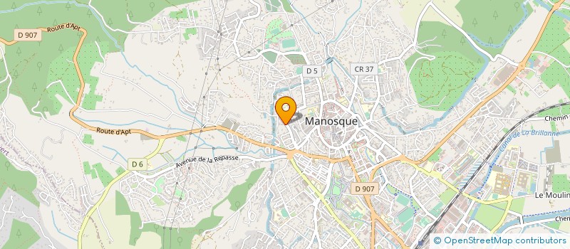 localisation de l'entreprise MADAME ANNE ISOARD à MANOSQUE