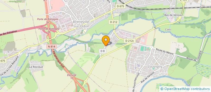 localisation de l'entreprise MADAME ANNE JACOB  LOUVIGNY