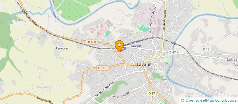 localisation de l'entreprise MADAME ANNE JALRAN à LAVAUR