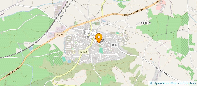 localisation de l'entreprise MADAME ANNE JAMMES  NISSAN-LEZ-ENSERUNE
