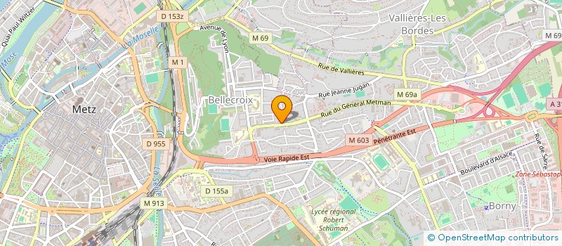 localisation de l'entreprise MADAME ANNE JAQUARD  METZ