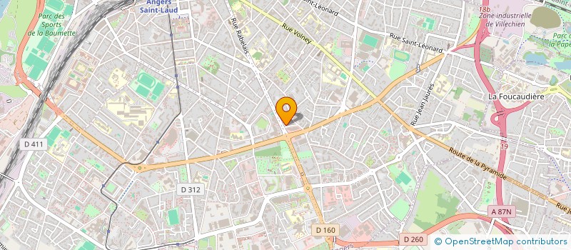 localisation de l'entreprise MADAME ANNE JAROUSSEAU à ANGERS