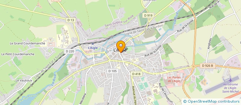 localisation de l'entreprise MADAME ANNE JARRY à L'AIGLE