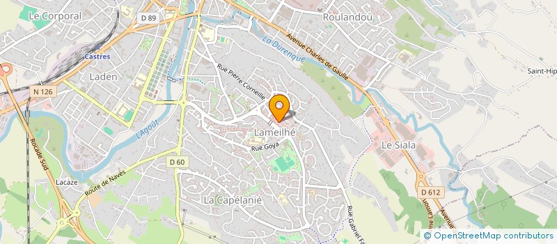 localisation de l'entreprise MADAME ANNE JAUSSAUD à CASTRES