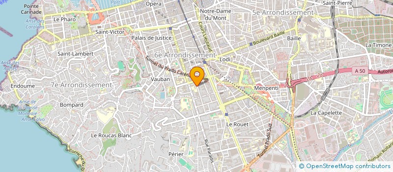 localisation de l'entreprise MADAME ANNE JEANNE FRANCOIS GALINIER à MARSEILLE