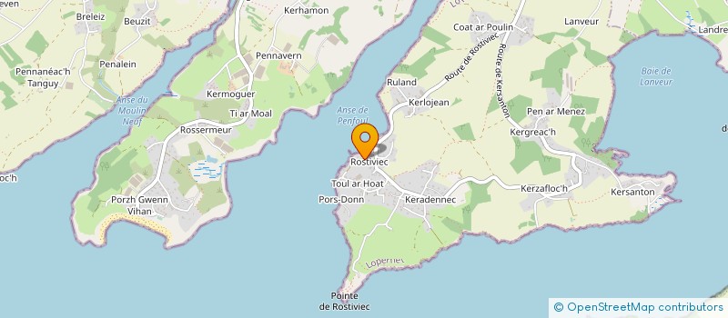 localisation de l'entreprise MADAME ANNE JEGOT  LOPERHET