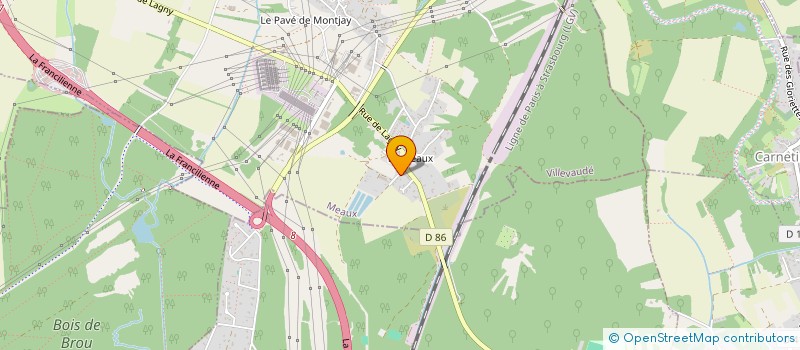 localisation de l'entreprise MADAME ANNE JOCHAUD DU PLESSIX à VILLEVAUDE