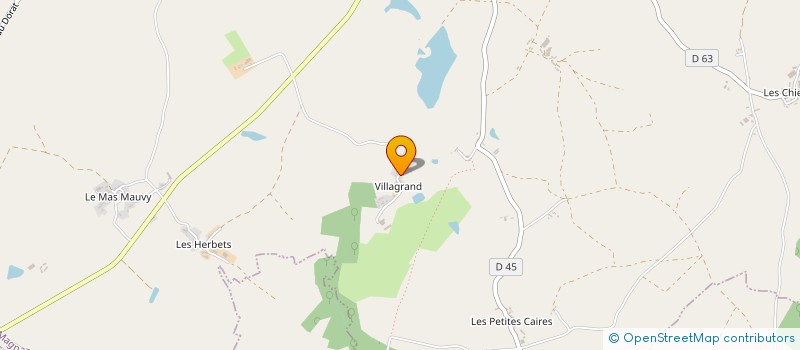 localisation de l'entreprise MADAME ANNE JOELLE GRIVEAU à SAINT-LEGER-MAGNAZEIX