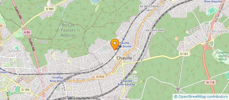 localisation de l'entreprise MADAME ANNE JOLAIN à CHAVILLE