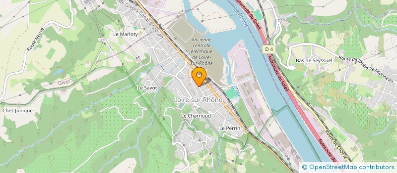 localisation de l'entreprise MADAME ANNE JONCKHEER  LOIRE-SUR-RHONE