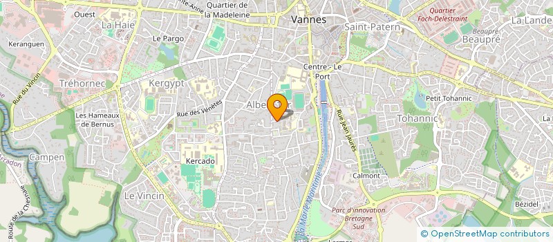 localisation de l'entreprise MADAME ANNE JONCRET à VANNES