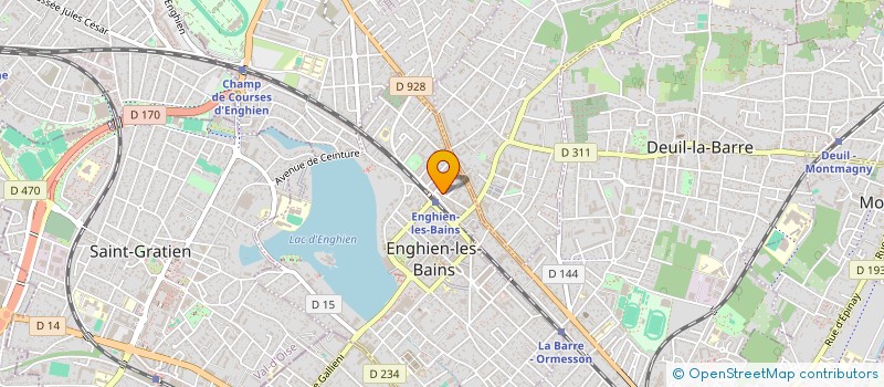 localisation de l'entreprise MADAME ANNE JONSSON à ENGHIEN-LES-BAINS