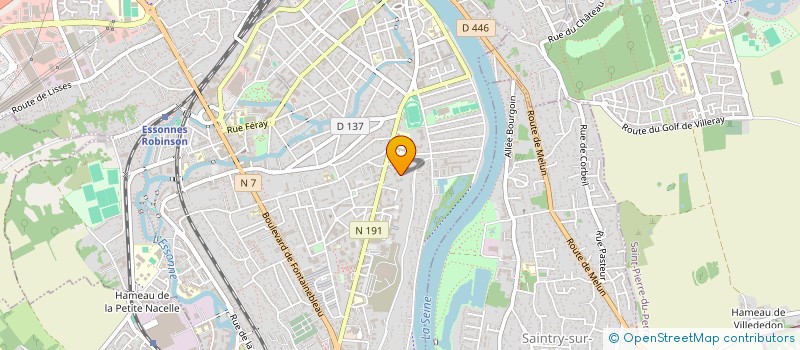 localisation de l'entreprise MADAME ANNE JOSEPH  CORBEIL-ESSONNES