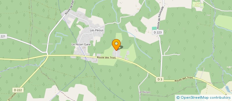 localisation de l'entreprise MADAME ANNE-JOSEPHE BUNEL  LE NIZAN