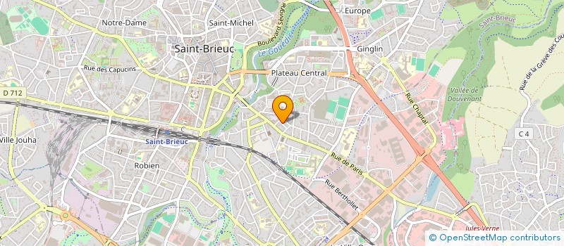 localisation de l'entreprise MADAME ANNE JOUAN à SAINT-BRIEUC