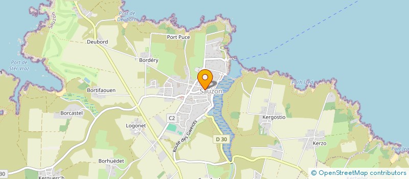 localisation de l'entreprise MADAME ANNE JOUAN  SAUZON