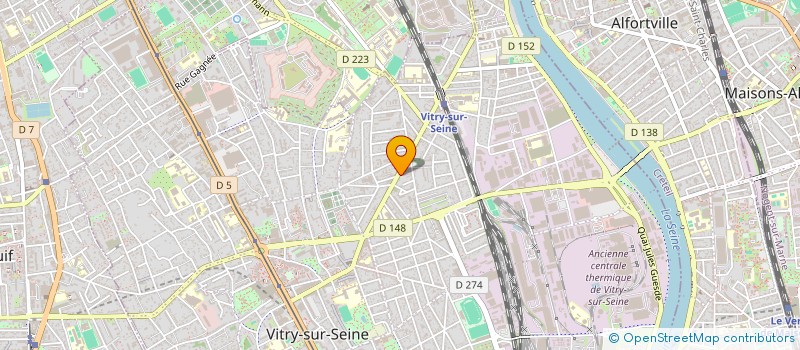 localisation de l'entreprise MADAME ANNE JOUANNIQUE à VITRY-SUR-SEINE