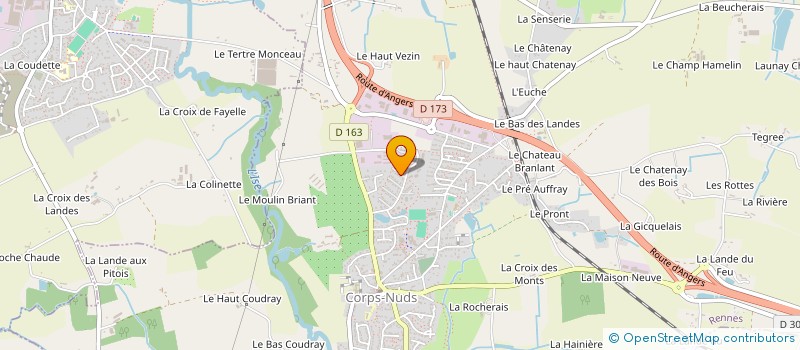 localisation de l'entreprise MADAME ANNE JOULAUD à CORPS-NUDS