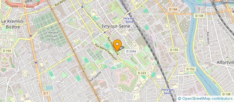 localisation de l'entreprise MADAME ANNE JOUVE à IVRY-SUR-SEINE