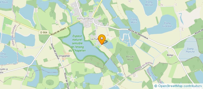 localisation de l'entreprise MADAME ANNE JULHE  VERSAILLEUX