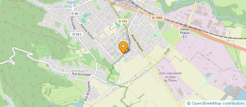 localisation de l'entreprise MADAME ANNE-JULIE ADRIAN  THANN