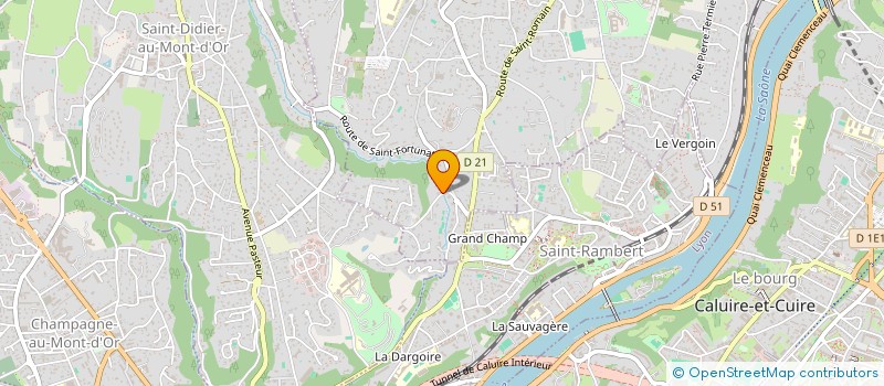 localisation de l'entreprise MADAME ANNE JULIE GUIBERTEAU  SAINT-CYR-AU-MONT-D'OR